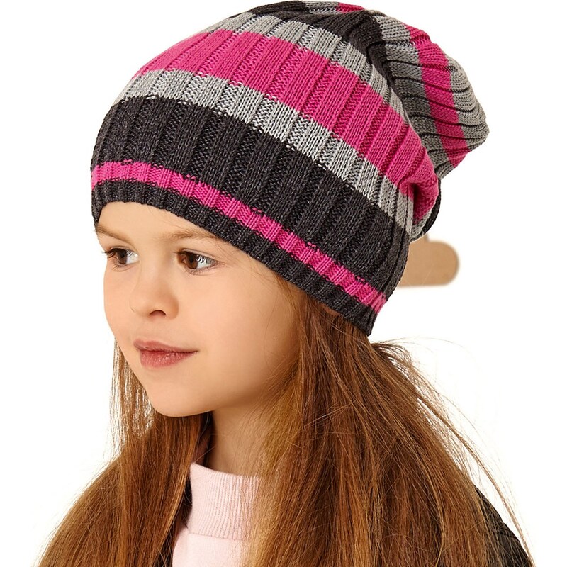 AJS Čiapka AJS-46-163 B-ružová 52-56 49873490