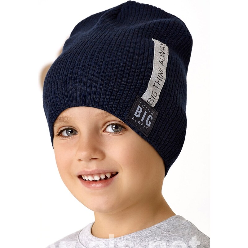 AJS Čiapka AJS-46-177 C-sivá 52-56 49873502