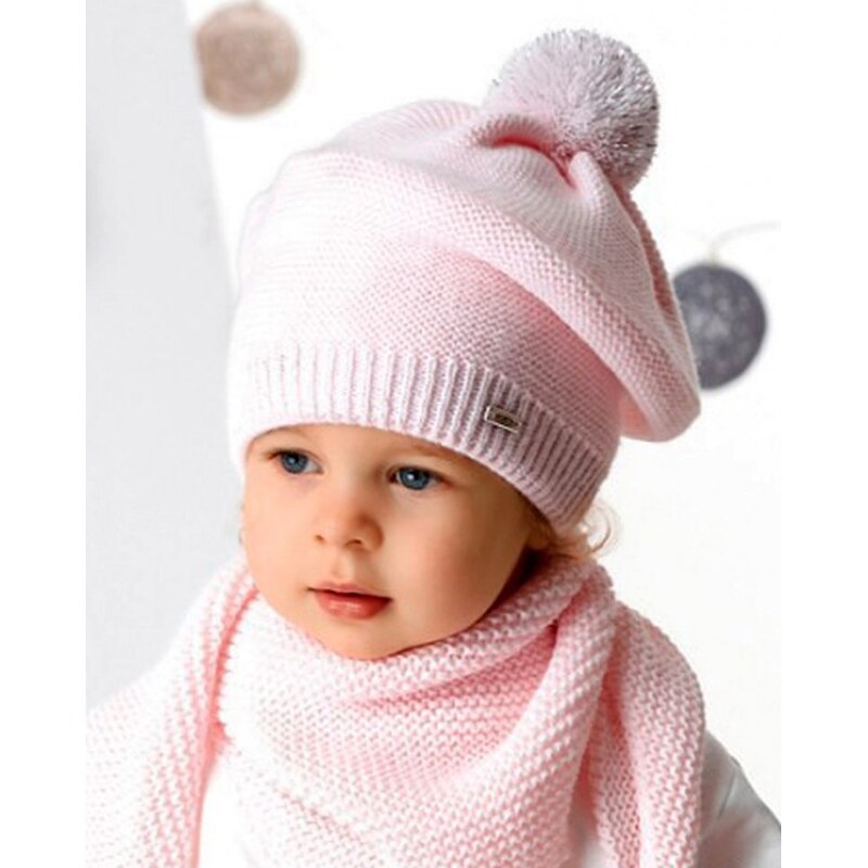 AJS Čiapka a šál AJS-46-464 B-čierna 40-42 49874155