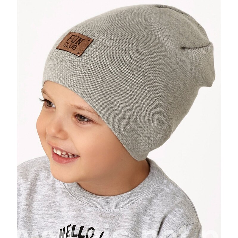 AJS Čiapka AJS-46-119 A-sv.sivá 50-52 49873506