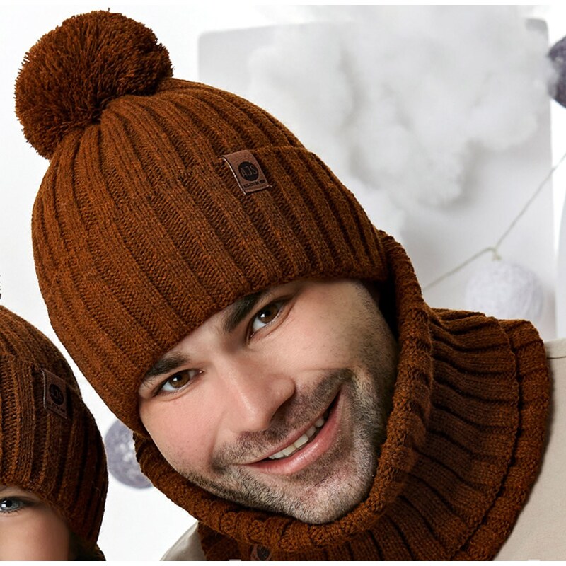 AJS Čiapka a nákrčník AJS-44-513 A-modrá 56-58 66679062