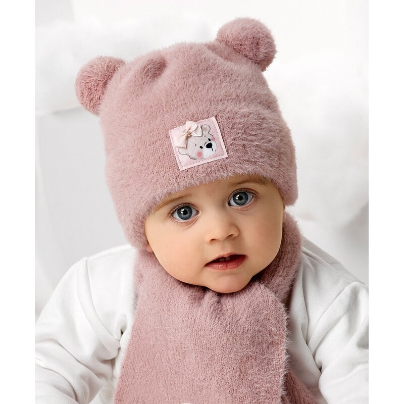 AJS Čiapka a šál AJS-46-400 B-biela 40-42 49874169