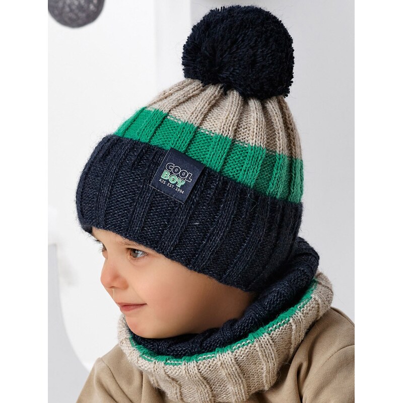 AJS Čiapka a nákrčník AJS-46-467 E-červená 50-52 49874182