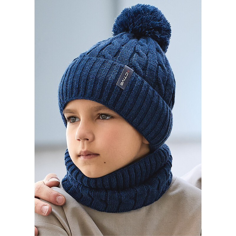 AJS Čiapka a nákrčník AJS-48-421 D-zelená 52-56 66679598