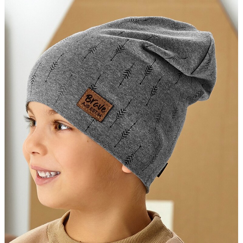 AJS Čiapka AJS-48-143 A-sivá 48-50 66679115