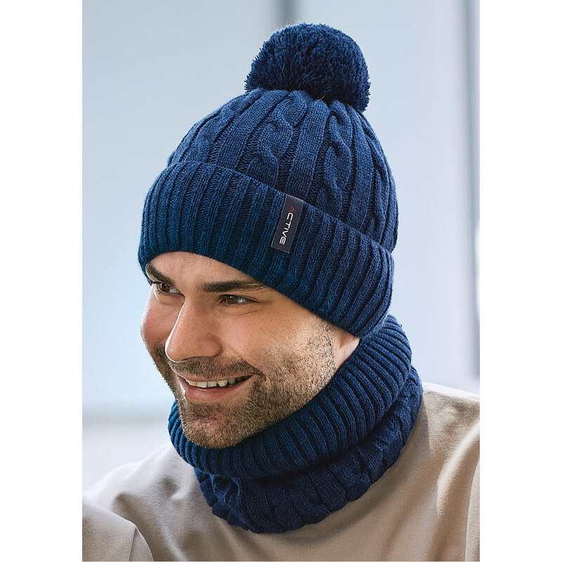 AJS Čiapka a nákrčník AJS-48-422 B-čierna 56-58 66679599