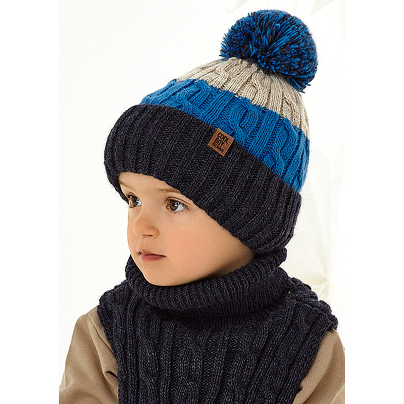 AJS Čiapka a nákrčník AJS-48-381 D-hnedá 50-52 66679612