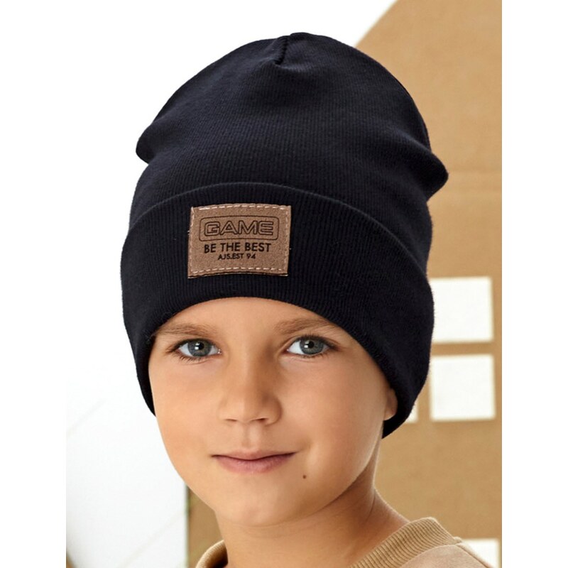 AJS Čiapka AJS-48-134 A-čierna 48-50 49874546