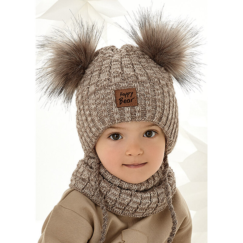 AJS Čiapka a nákrčník AJS-48-371 B-sivá 50-52 66679618