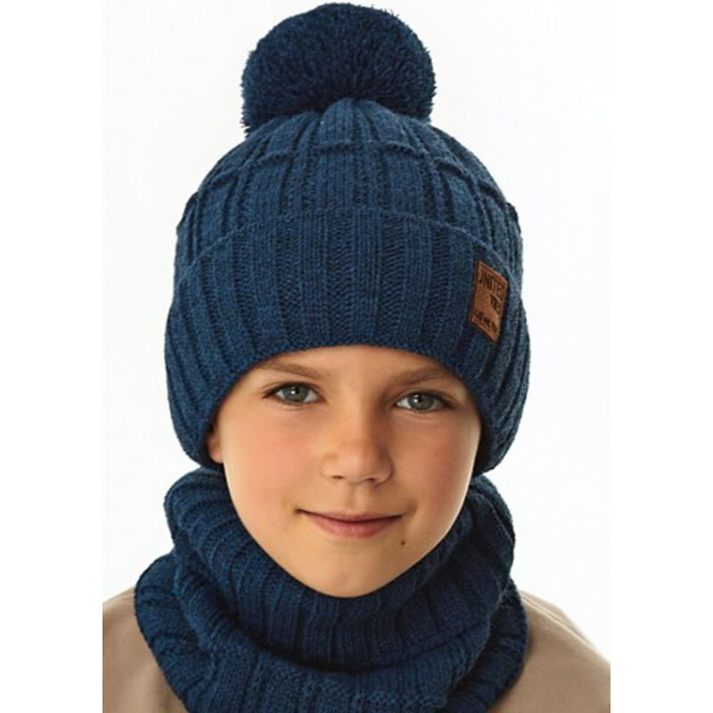 AJS Čiapka a nákrčník AJS-48-374 C-čierna 50-52 66679595