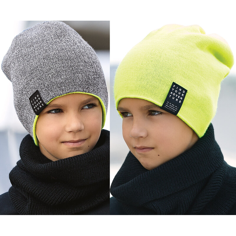 AJS Čiapka AJS-48-417 B-bordová 52-56 66679606