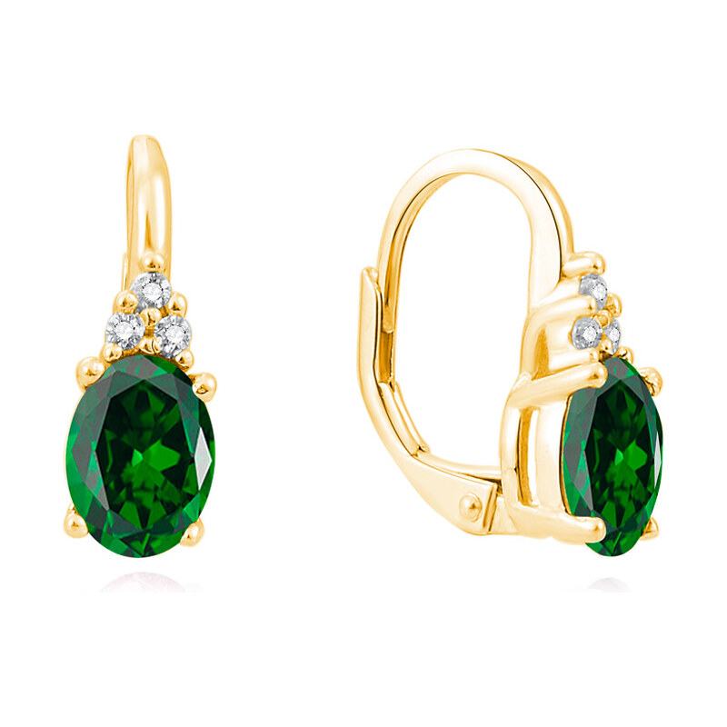 Dámske strieborné náušnice VLADENA 66887770