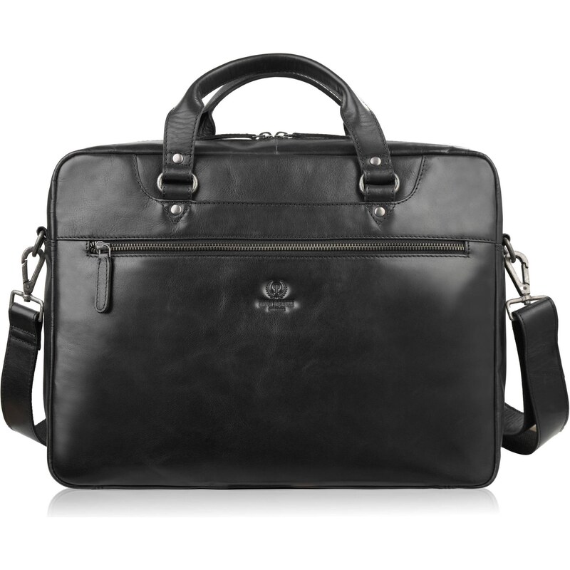 Paolo Peruzzi Pánska kožená taška cez rameno na notebook a dokumenty | 66887818