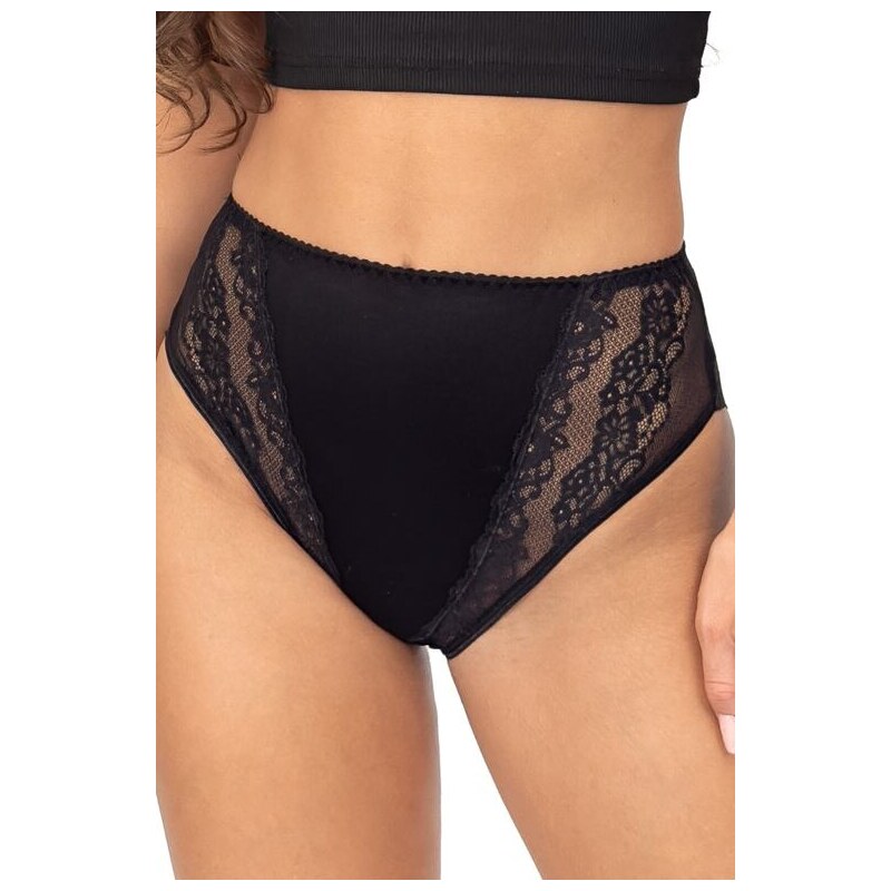 Donna Vysoké dámske nohavičky 228 čierne 66888554