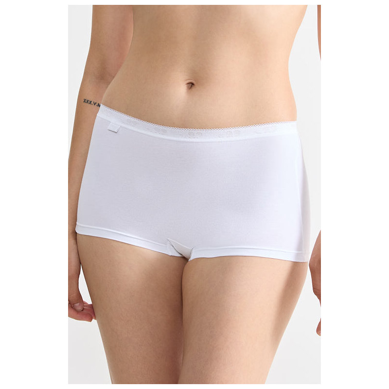 Sloggi Boxerkové nohavičky Basic+ Short Cotton biele 66991331