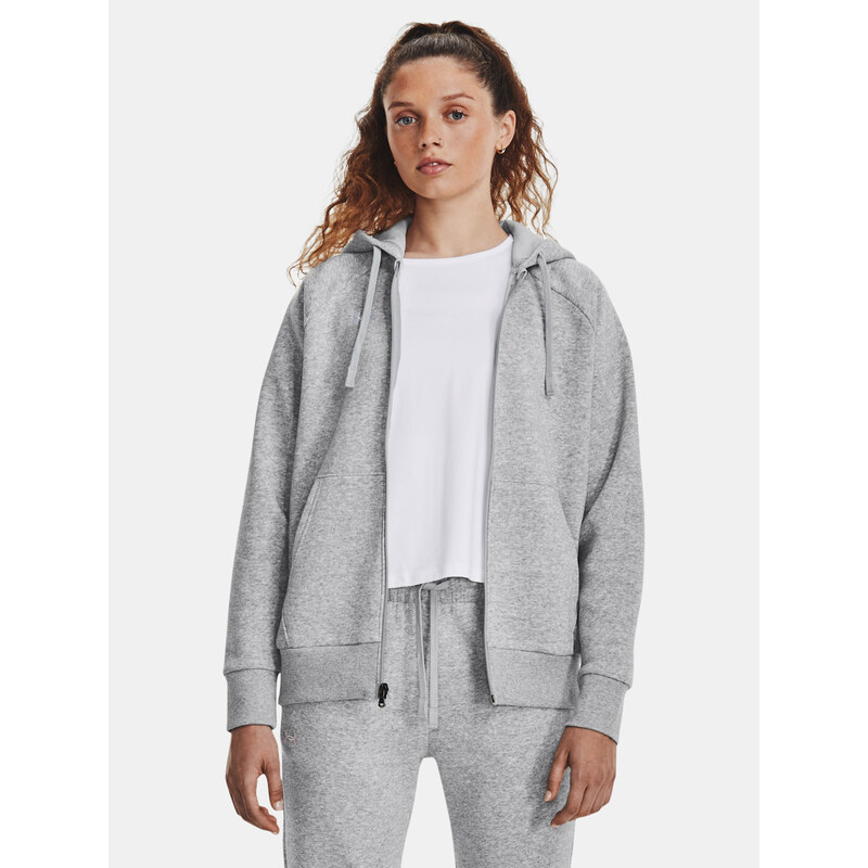 Svetlosivá dámska mikina s kapucňou Under Armour Rival 52522300