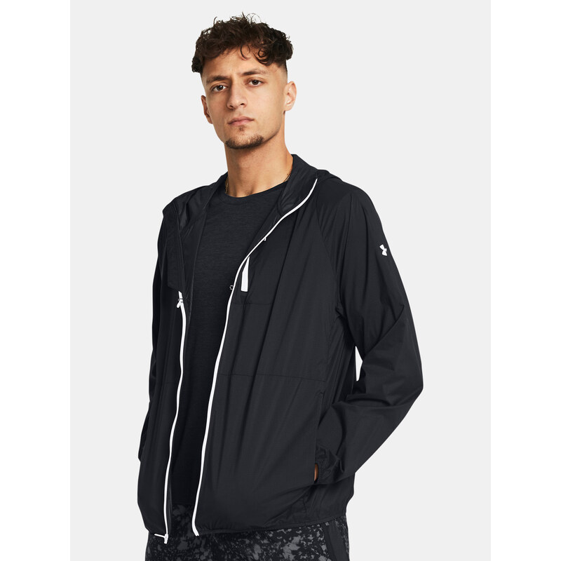 Čierna športová bunda Under Armour LAUNCH LIGHTWEIGHT JKT 50572185