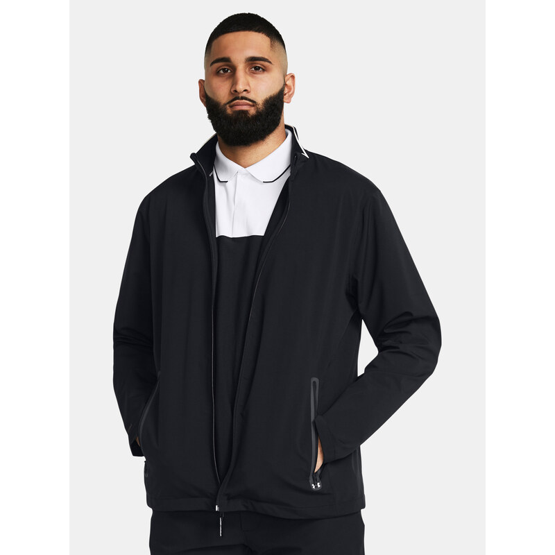 Čierna pánska športová bunda Under Armour UA Storm Windstrike FZ 50705357