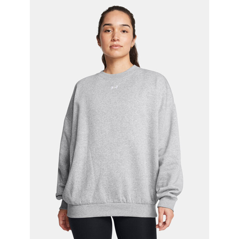 Womens sweatshirt Under Armour Rival Fleece OS Crew-GRY - Womens 64785042