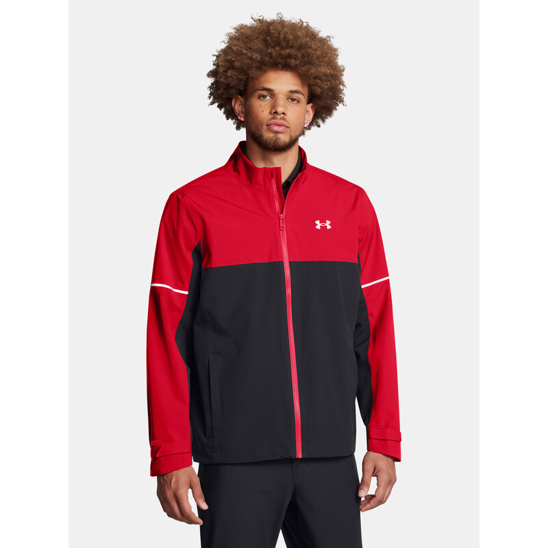 Mens jacket Under Armour DRIVE RAIN JACKET-RED - Mens 64788708