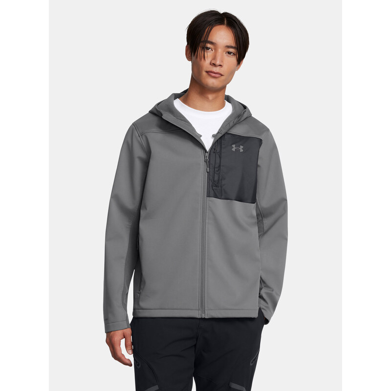 Mens Under Armour SHIELD HOODED JACKET-GRY - Mens 65685819