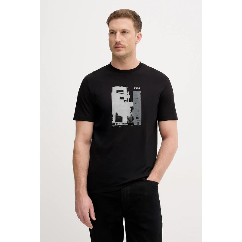 Bavlnené tričko BOSS Orange Te_Imprint 66897778