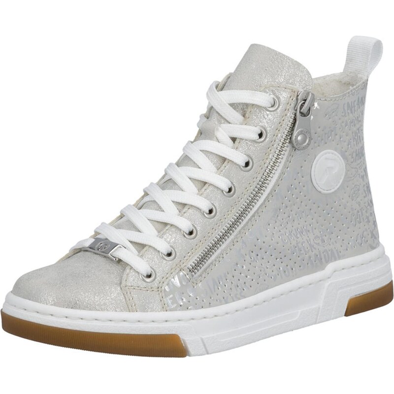 Rieker Členkové tenisky strieborná / biela 61943335