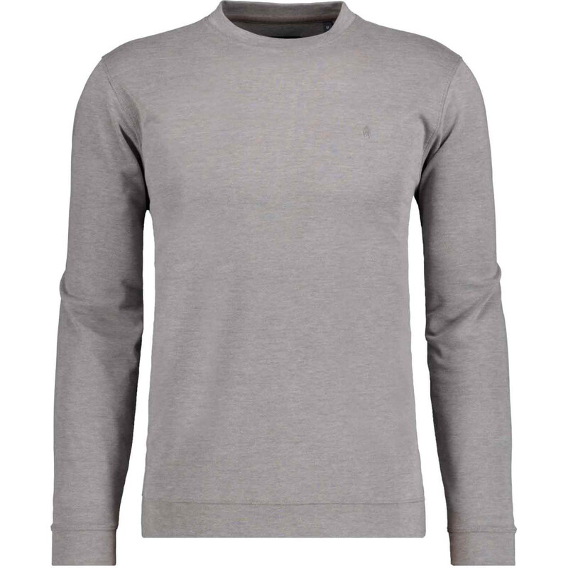 Pánske sivé soft-knit Velvet touch tričko RAGMAN 68469663