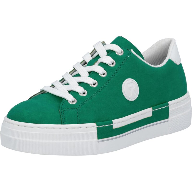 Rieker Nízke tenisky zelená / biela 61642162