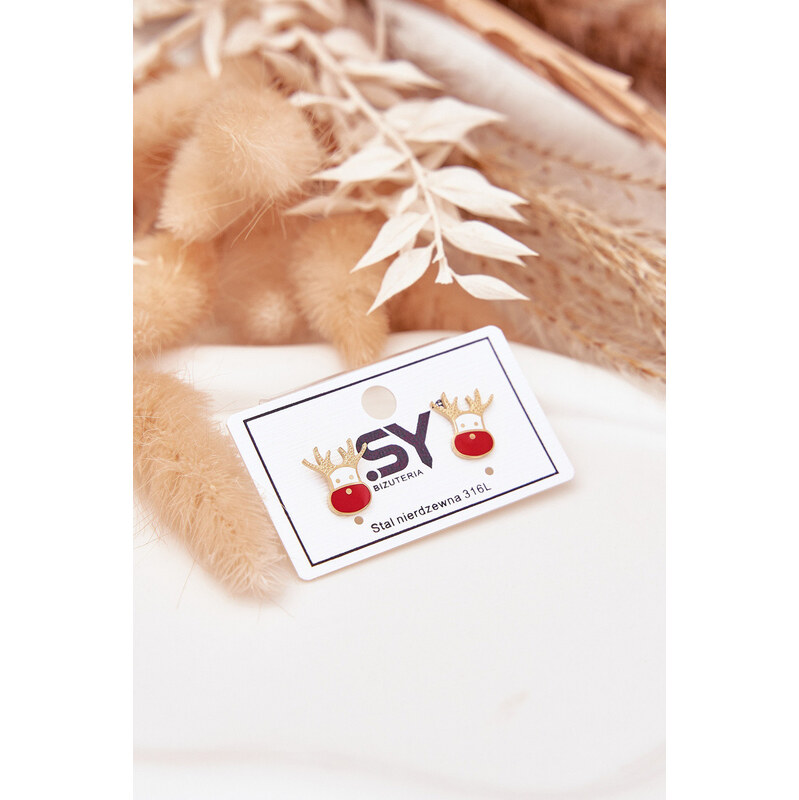 Boto Náušnice Renifery ze chirurgické oceli 66892331