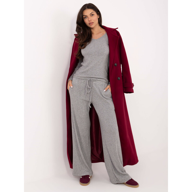 FPrice Nohavice SM SP A1572.16 sivé 66892328