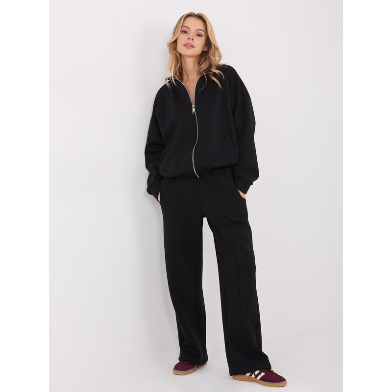 FPrice Nohavice SM SP A1561.25 čierne 66892613