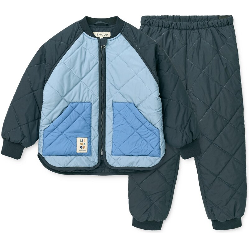 Liewood Set Zella námornícka modrá / azúrová / svetlomodrá 66897968