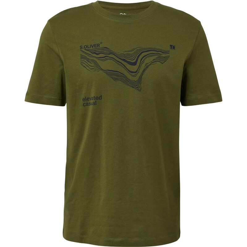 s.Oliver Tričko tmavomodrá / olivová 66897994