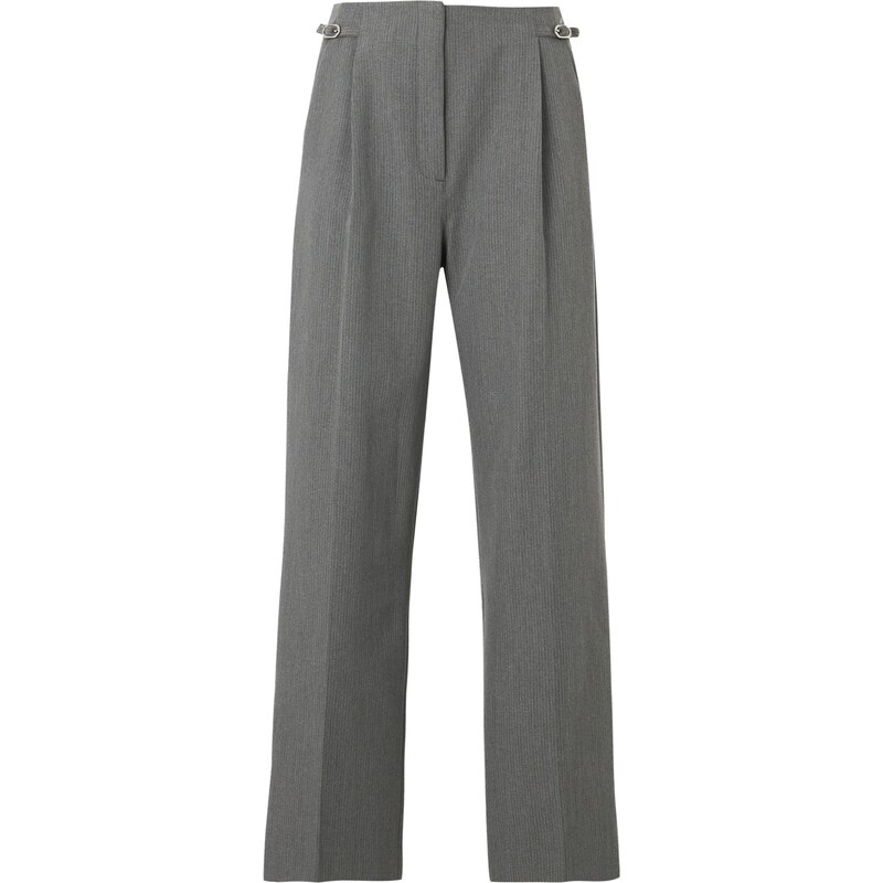 Abercrombie & Fitch Plisované nohavice SLOANE sivá / tmavosivá 66898283