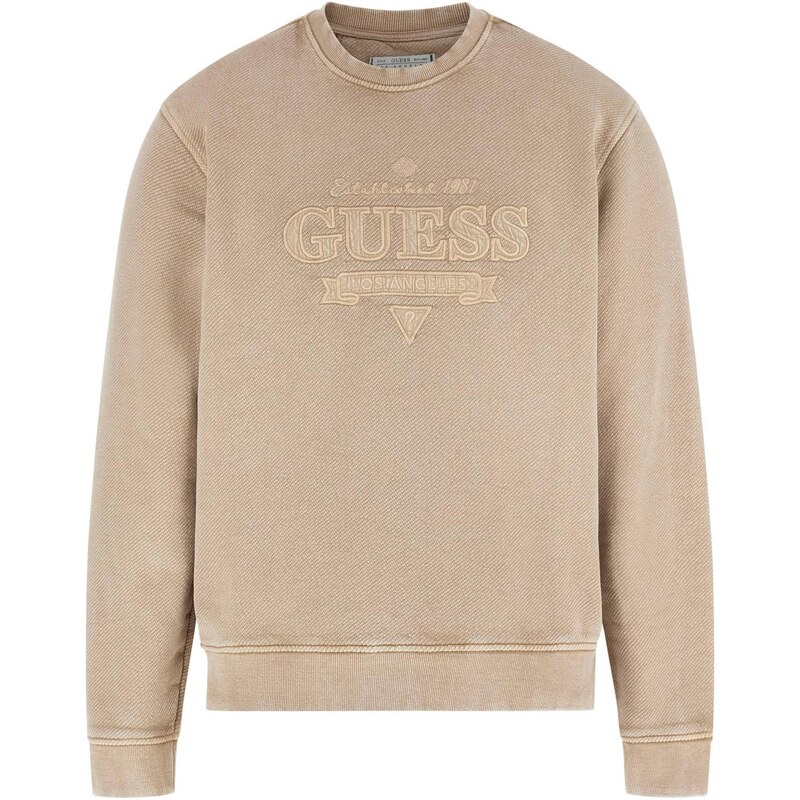 GUESS Mikina farba ťavej srsti / tmavošedá 66898259