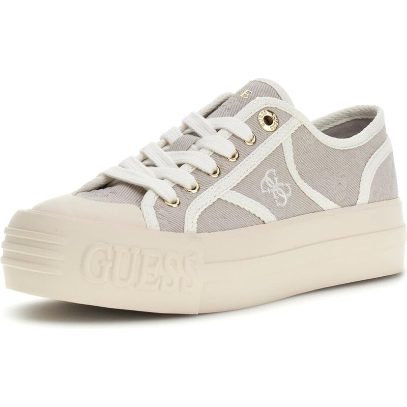 GUESS Nízke tenisky ISSAH piesková / sivá 66898227