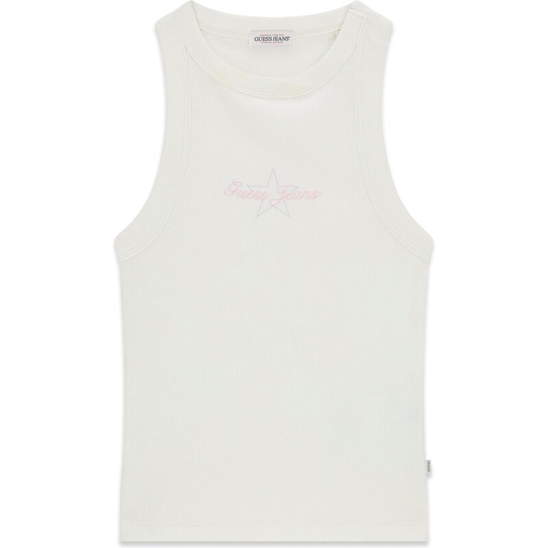 GUESS JEANS Top piesková / svetlomodrá / ružová 66898225