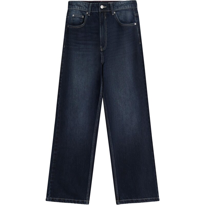 Bershka Džínsy tmavomodrá 66898258