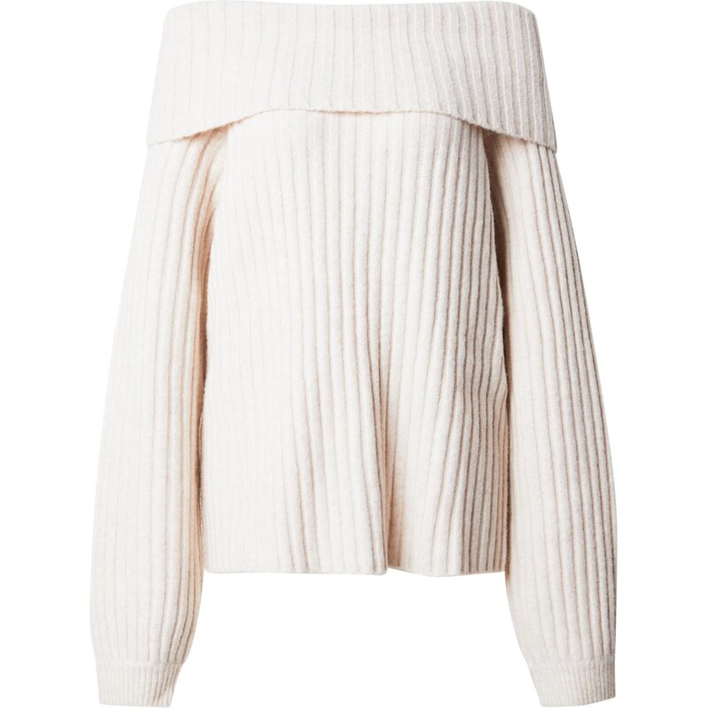 Monki Sveter šedobiela 66898398