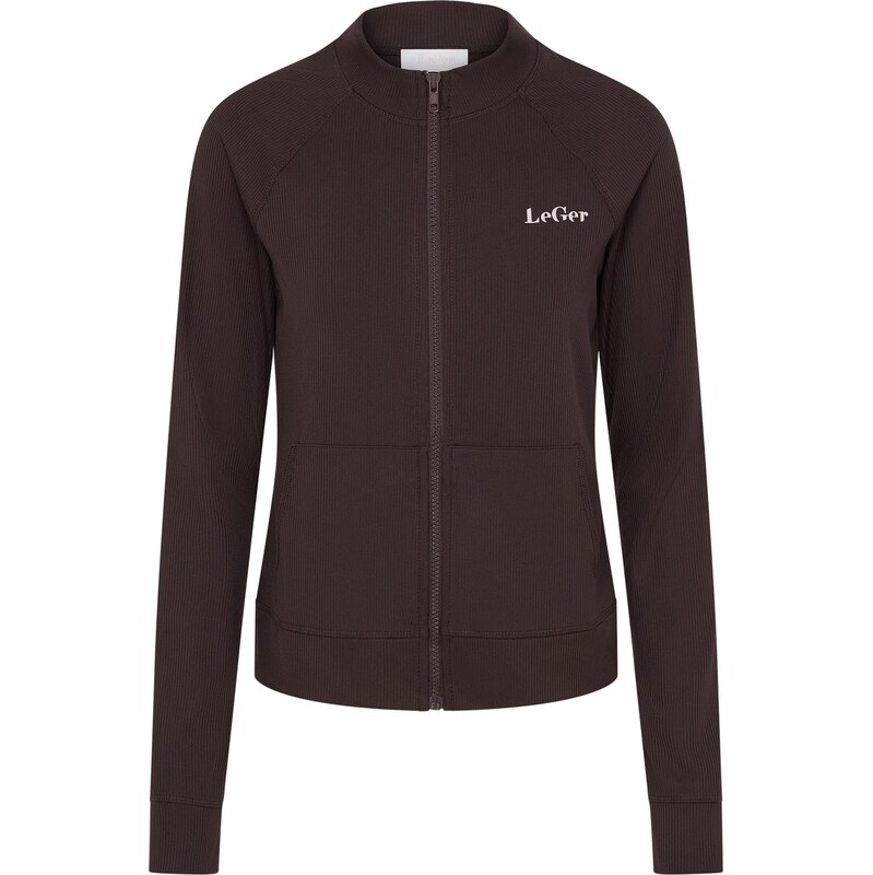LeGer by Lena Gercke Tepláková bunda Simone tmavohnedá 66898391