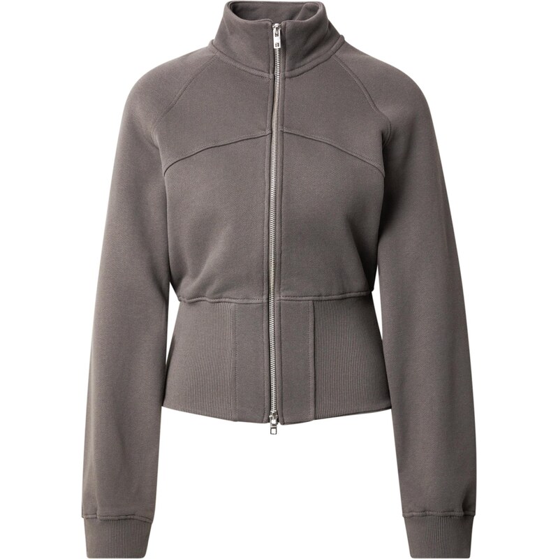 WEEKDAY Tepláková bunda Amanda tmavosivá 66898336