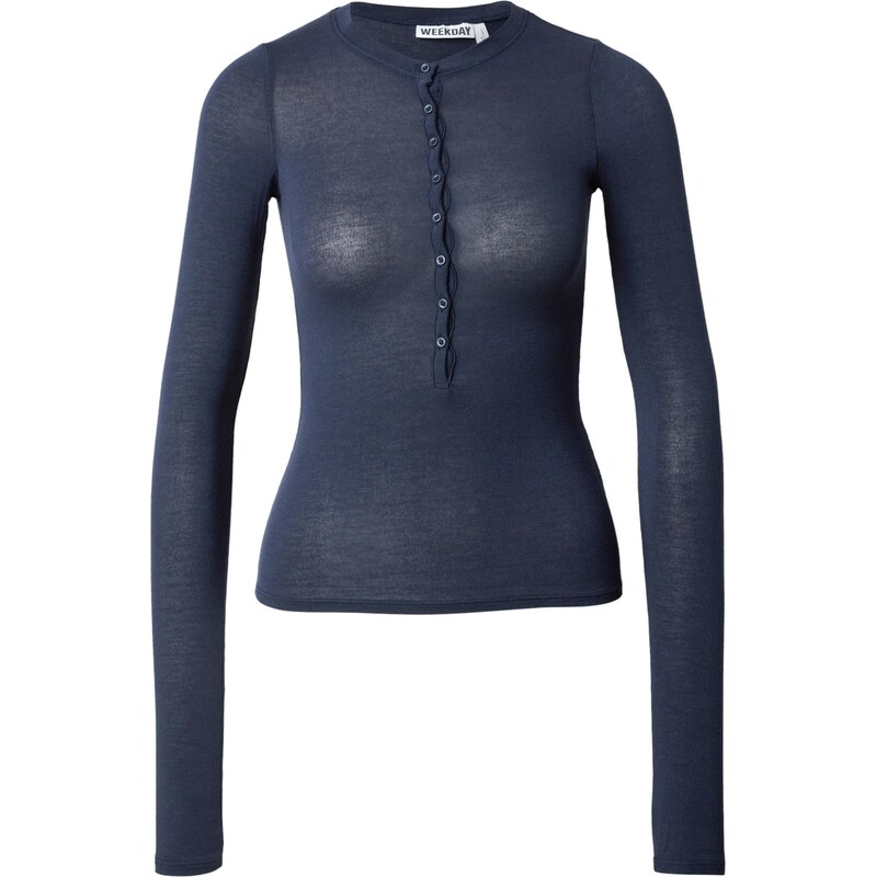 WEEKDAY Tričko námornícka modrá 66898341