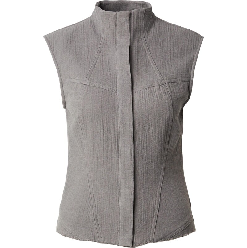 WEEKDAY Blúzka Aicha sivá 66898338