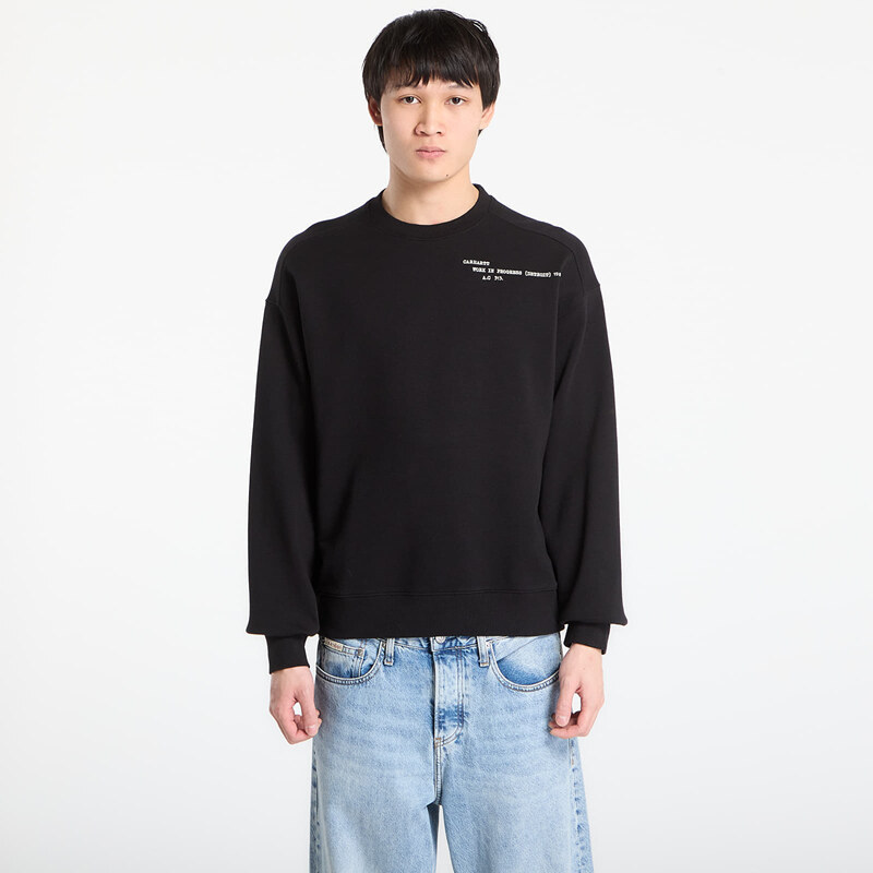 Mikina Carhartt WIP Punched Sweat UNISEX Black XL 66924176