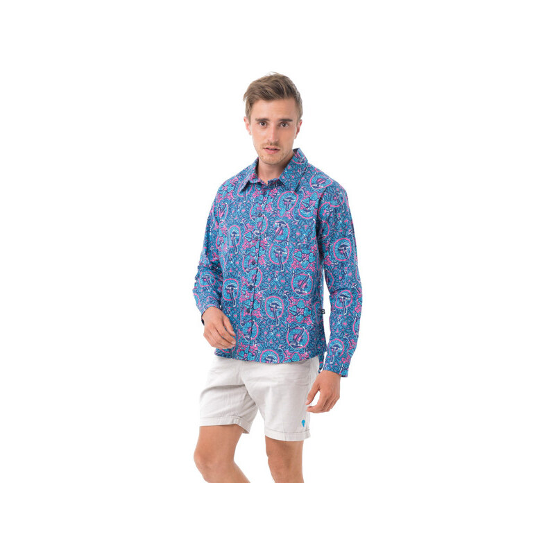 Pánska košile 69SLAM TRIPPY MUSHROOM LONG (MSLTRS-NV) 66909021