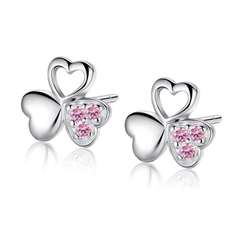 MAJYA Strieborné náušnice JOSEFINE I pink 11978 67291553