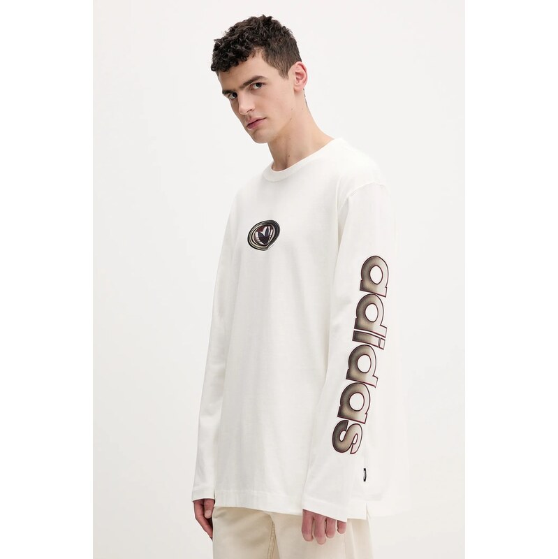 Bavlnené tričko s dlhým rukávom adidas Originals 66906146