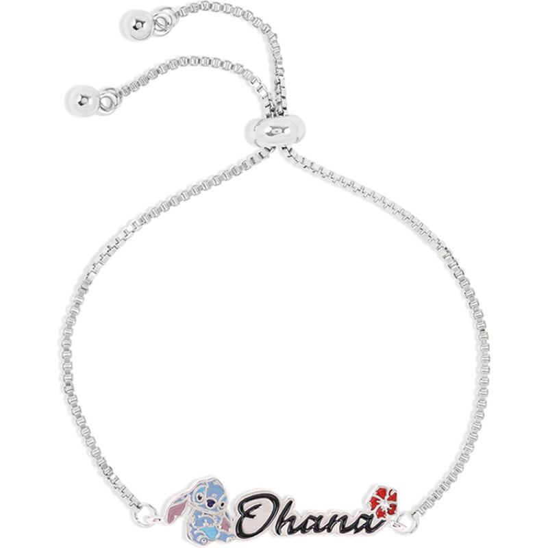Detský náramok Disney s príveskom Stitch a nápisom OHANA BF00662RL.PA 67010024