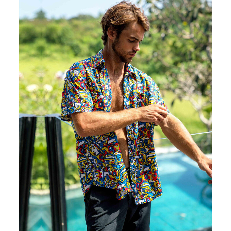 Pánska košile 69SLAM CUBISM MOCK (MSHCOK-NV) 66909029